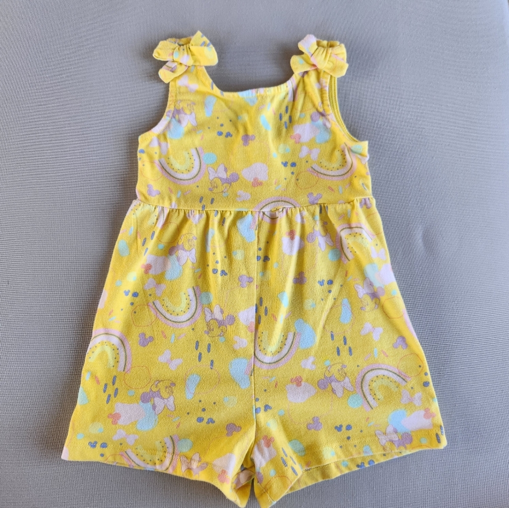 Disney yellow minnie mouse rumper